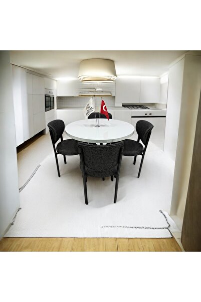 ROYALİSA TABLE CHAİR ROYALİSA LUNA 4 KİŞİLİK MUTFAK MASA SANDALYE TAKIMI
