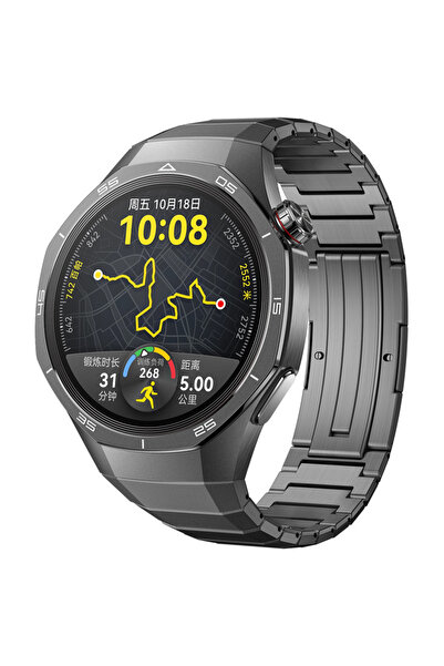 Nezih Case Huawei Watch Gt5 Pro / Gt6 Pro 46mm Uyumlu Ultra Hafif Titanyum Metal Kordon 22mm