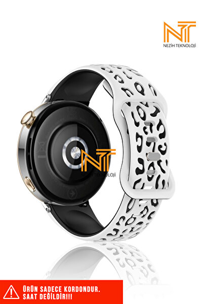 Nezih Case Huawei Watch Gt-gt2-gt3 42mm Ve Elegant 20mm Uyumlu A Kalite Leopa...