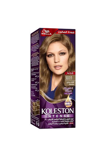 Wella Koleston Intense Hair Dye Medium Ash Blonde - 307/1
