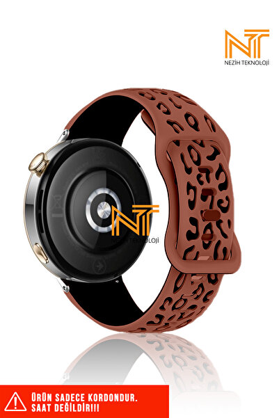 Nezih Case Huawei Watch Gt-gt2-gt3 42mm Ve Elegant 20mm Uyumlu A Kalite Leopa...