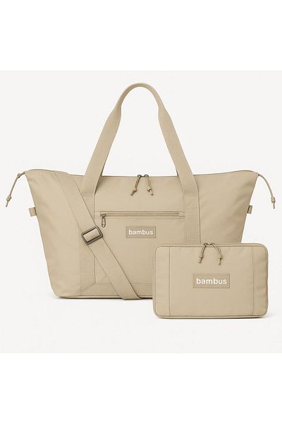 Bambus Home Expandable and Shrinkable Gusseted Daily-Travel-Travel-Shoulder Bag