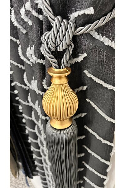 Turgut Perde Broçol Kornişe Takma Tavan Yan Bağlama Perde Toplama Aksesuarı