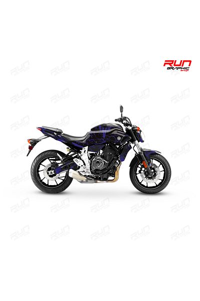 Run Grafik Shop KIT GRAFIC BULLETT pentru YAMAHA 2014-17 MT 07