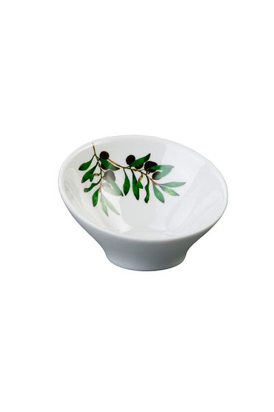 Paşabahçe 9X3 cm Porcelain Olive Oil Plate Single