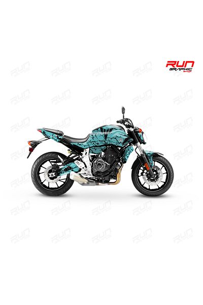 Run Grafik Shop KIT GRAFIC BULLETT pentru YAMAHA 2014-17 MT 07