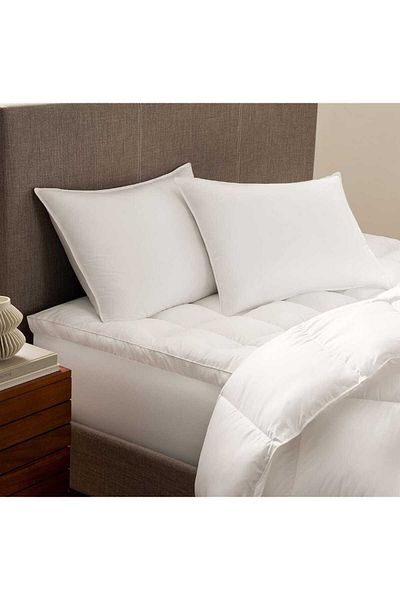 Seda Home Art 4 Pieces 100% Goose down Natural Pillow - 50X70 1000Gr Goose down Pillow, Suitable for Hotel and Home Use