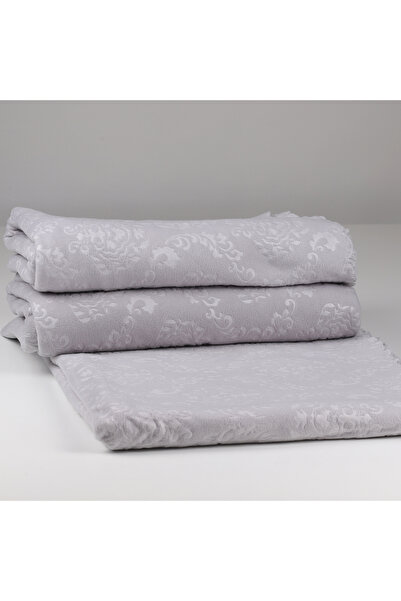 ceyizimdekor 2 Adet Açık Gri Polar Koltuk Çekyat Örtüsü