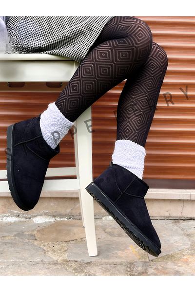STEPPE BERRY 2 Pairs Women's White Thin Slouchy Leggings Socks