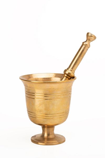 DMT COPPER HOME Dmt Gaziantep Copper Brass Cast Pestle Hand Thickness:0.6mm Mouth Wide 6.5cm Weight:0.900gr