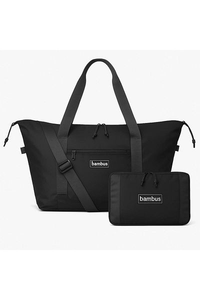 Bambus Home Expandable and Shrinkable Gusseted Daily-Travel-Travel-Shoulder Bag
