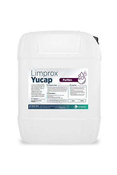 Limprox Yucap 30 Litre Soft Nano Mikro Kapsül Yumuşatıcı Parfüm - Halı Koltuk Çamaşır Yıkama Tekstil Parfümü
