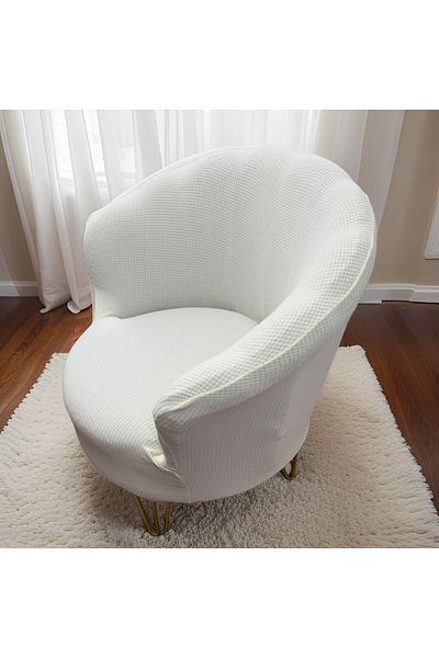 Şirin Hanem Daisy Single Sofa Chair Cover Armchair Seat Cover Home Textile