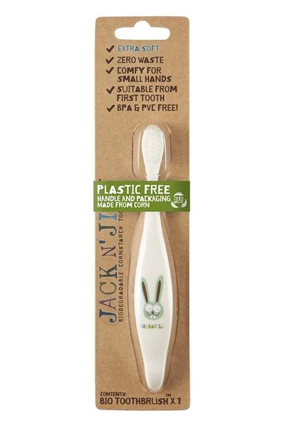 Jack N'Jill Jack N' Jill Natural Paste and Brush Set of 2 - Bunny-Banana