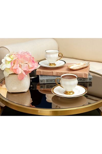 Madame Coco Yolande Pecher 4-teiliges Kaffeetassen-Set