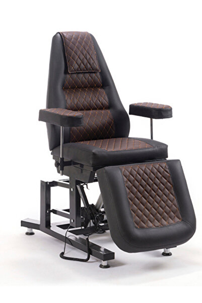 Genel Markalar Elegance 3 Dövme Tattoo Koltuğu Ve Piercing Koltuğu-kahverengi...