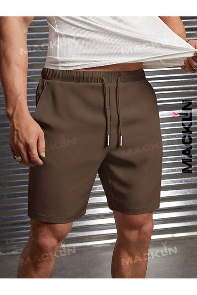 macklin Unisex The Moon Bear εμπριμέ Basic χτενισμένο βαμβακερό σορτς