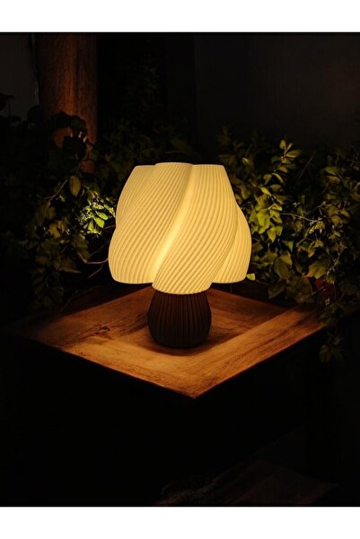 N NOXXO Vintage Decorative Bohemian Ice Lampshade Night Table Lamp Home Decoration Coffee Cream