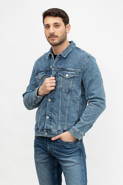 Calvin Klein Modern Essential Denim Jacket Men's Jean Jacket
