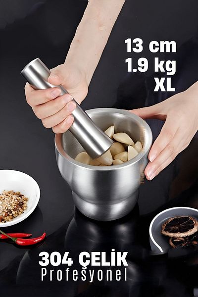 Transformacion Garlic Masher 13 cm XL 304 Stainless Steel Garlic Masher