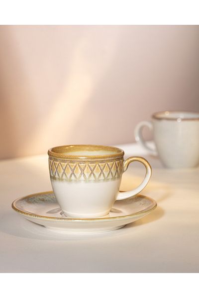 Madame Coco Antikes 12-teiliges Kaffeetassen-Set
