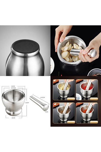 Transformacion Garlic Masher 13 cm XL 304 Stainless Steel Garlic Masher