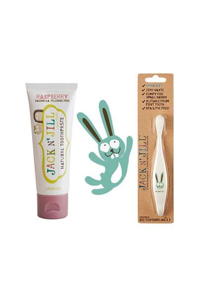 Jack N'Jill Jack N' Jill Bunny & Raspberry Toothbrush and Paste Set