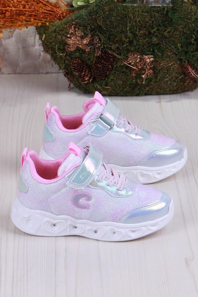 fort Cool Yuki Comfortable Lightweight Sneaker Lighted Girls' Shoes