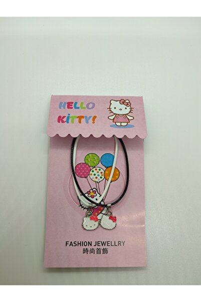 Mia Giyim Hello Kitty 2'li Arkadaşlık Kolyesi Çok Renkli Ayarlanabilir İpli 2...