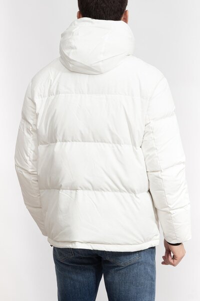 Armani Exchange Hooded Two-Way Zippered Regular Fit Coat Men's COAT 6RZB03 ZNICZ 1116