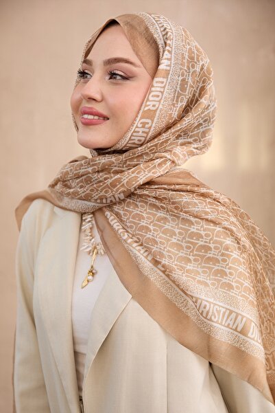 diorel D Model Yün İpek Organze Şal