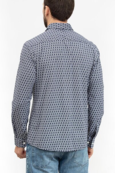 BOSS Desenli Uzun Kollu Slim Fit Gömlek Erkek GÖMLEK 50513613 404