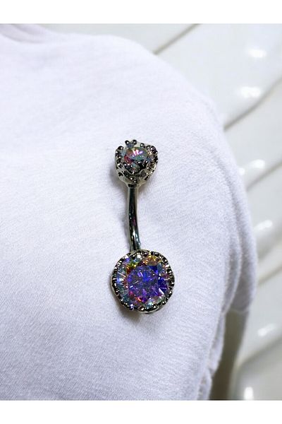 Takayrum Steel Hologram Belly Piercing