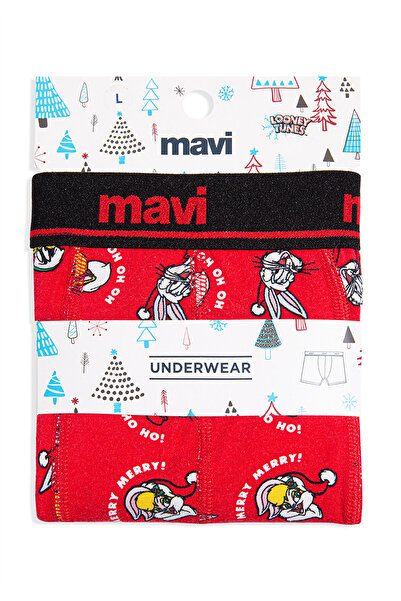 Mavi New Year's Themed Red Boxer 0910589-32421
