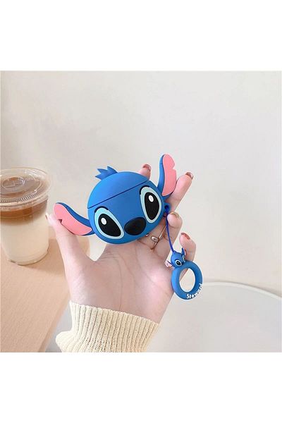 daystar Airpods 4. Generation compatible stitch character silicone earphone case