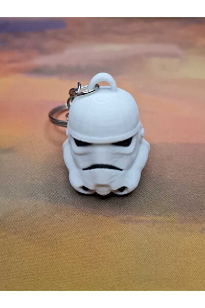 teteoka سلسلة مفاتيح خوذة ستار وورز ستورم تروبر