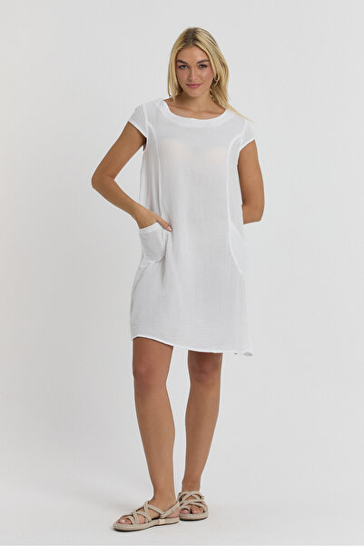 TCT TEKSTİL Rochie de damă - Rochie de muselină Milano - 3060