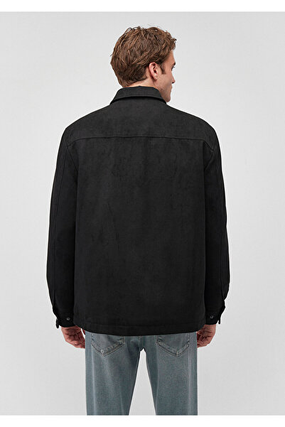 Mavi Μαύρο Suede Jacket - Regular Fit, Regular Cut 0110275 -71379