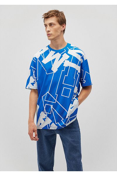 Mavi Τυπωμένο T-Shirt Oversize / Wide Cut 0611206-70913