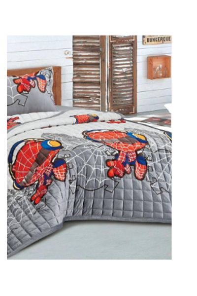 Moon 3-Piece Compressed Bed Quilt Set with Kids' Drawings