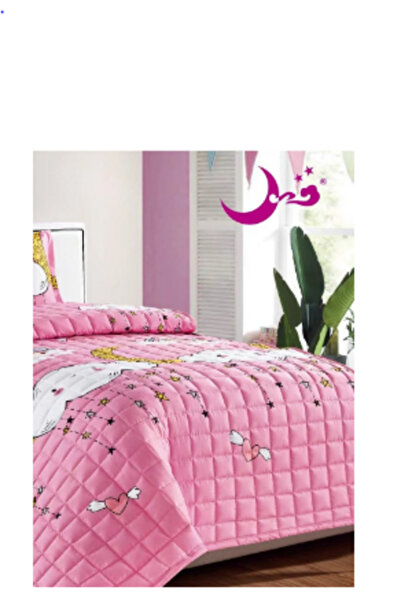 Moon 3-Piece Compressed Bed Quilt Set with Children's Drawings