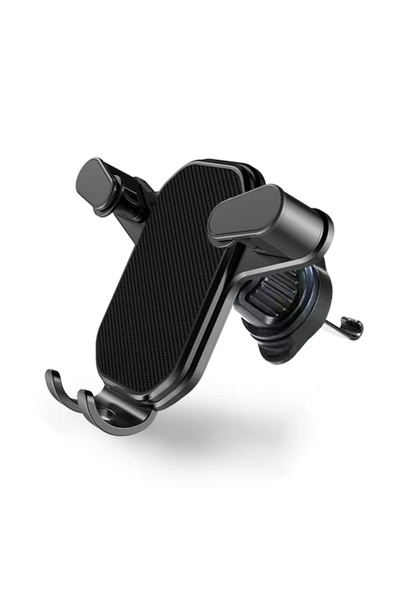 Choice حامل هاتف للسيارة أسود 5 الجاذبية، حامل هاتف خلوي في فتحة تهوية السيارة، يدعم أجهزة iPhone