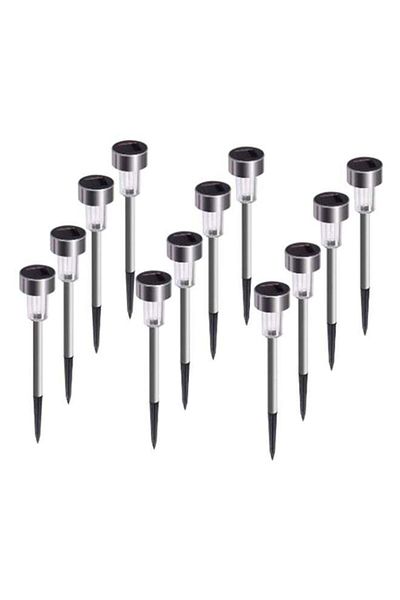 Generic Beauenty 12-Piece Solar Powered Pathway Outdoor Light Set
