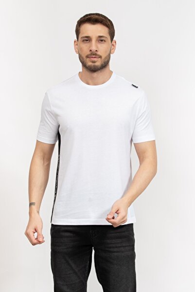 EA7 Erkek Bisiklet Yaka T-Shirt