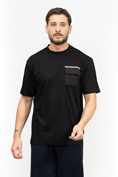 BOSS Erkek Bisiklet Yaka T-Shirt