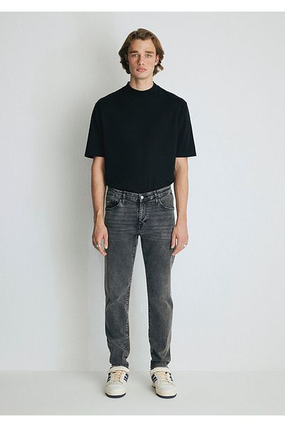 Mavi Μιλάνο College Shaded Dark Grey Jean Παντελόνι 0081085201