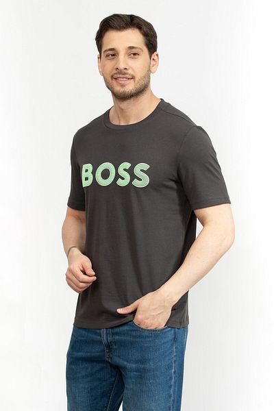 BOSS Tricou Bumbac Regular Fit Crew Deck Tricou Bărbați 50512866   001