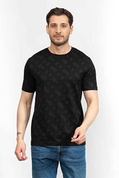 BOSS Erkek Bisiklet Yaka T-Shirt