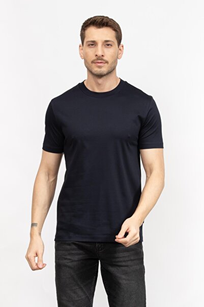 BOSS Erkek Bisiklet Yaka T-Shirt