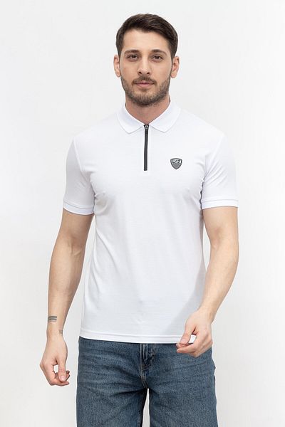 EA7 Men's Polo Neck T-shirt